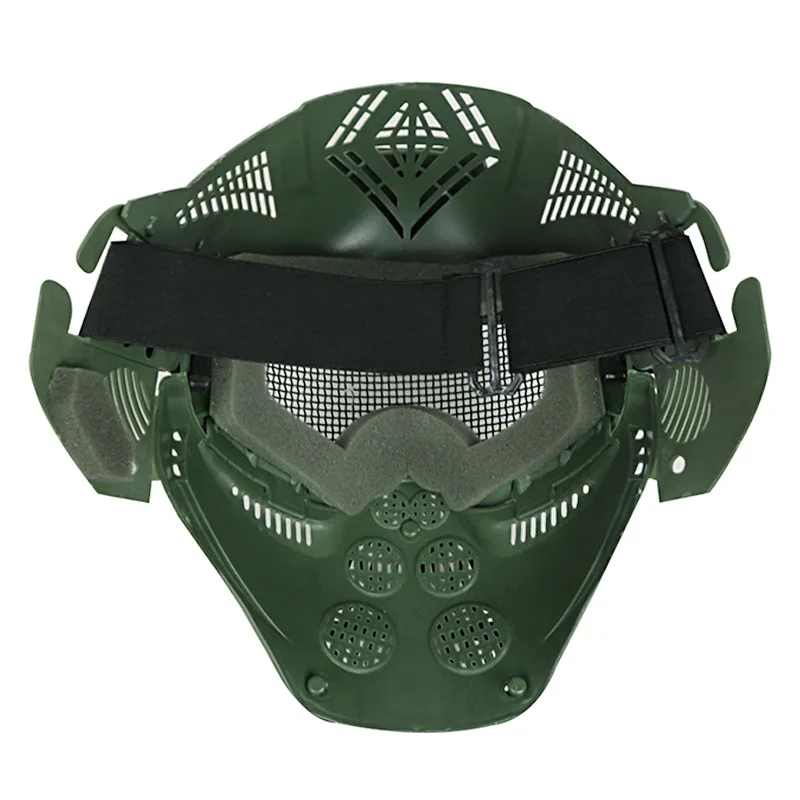Airsoft Paintball Goggle Mask Full Face Metal Steel Mesh Mask Shooting Hunting Accessories Wargame Military Army Tactical Masks