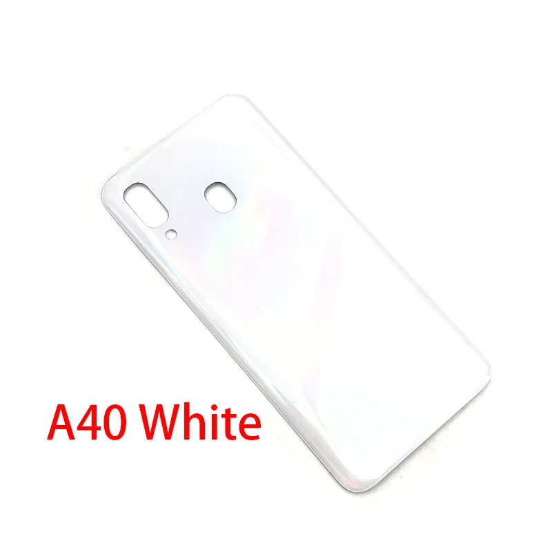 A40 White 5 шт./лот для samsung Galaxy A40 A50 A70 A405F A505F a705fбатарея задняя крышка Стекло задняя дверь замена наклейка - Цвет: A40 White