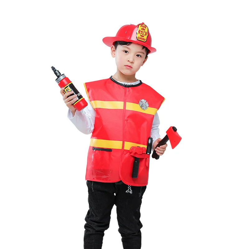 Fireman Sam Косплей Карнавал Хэллоуин костюм для детей мальчик девовечерние