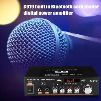 

Car Surround Sound Bluetooth 5.0 With Remote Control Audio Power Amplifier