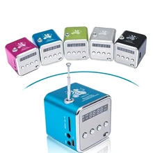 Хорошее качество TD-V26 цифровой радио мини динамик портативный радио fm-приемник аккумуляторная батарея Поддержка SD/TF карты воспроизведения музыки