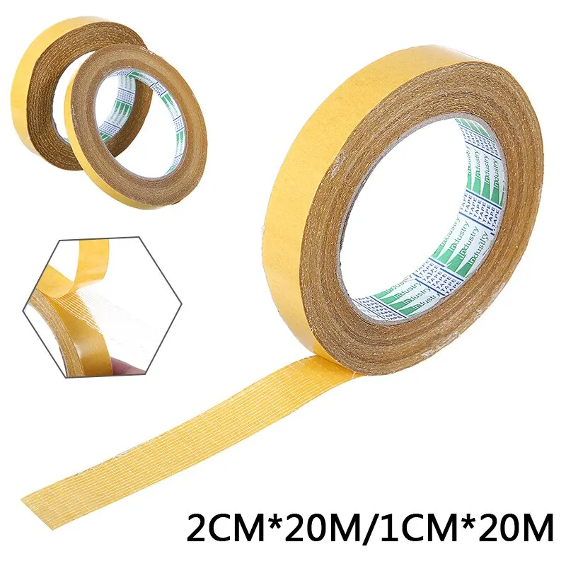 

Super Strong Double Sided Tape Grid Glass Fiber Extra Adhesive Tape Sticky Craft Tool For Home Hardware 1cm*20m / 2cm*20m
