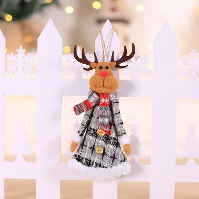 Шерсть милый ангел плюшевая кукла для девочек Рождественская елка подвесное украшение детская Рождественская игрушка подарок домашняя комната украшения Рождественские Подвески для вечеринок - Цвет: C614-A3