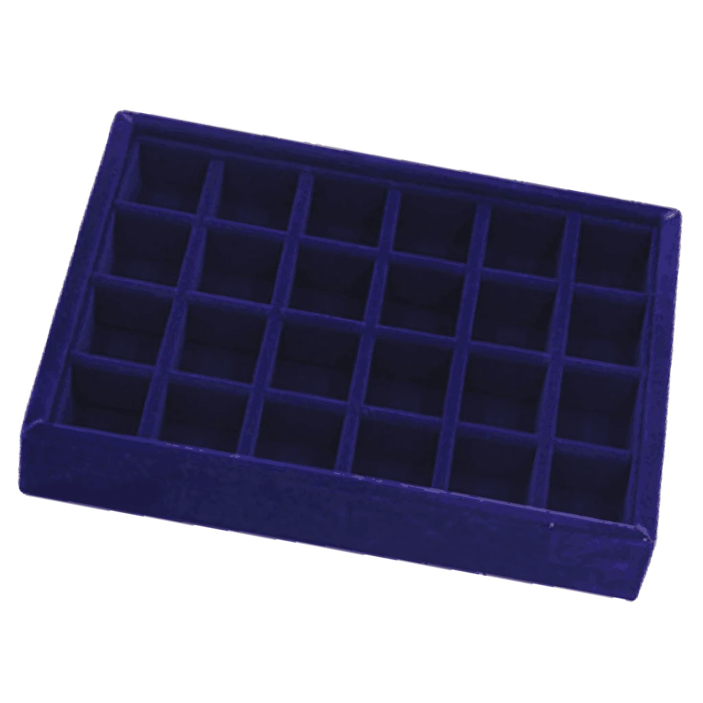 Earrings Necklace Case Jewelry Display Organizer Box Tray Showcase Holder 20 x 15 x 3cm