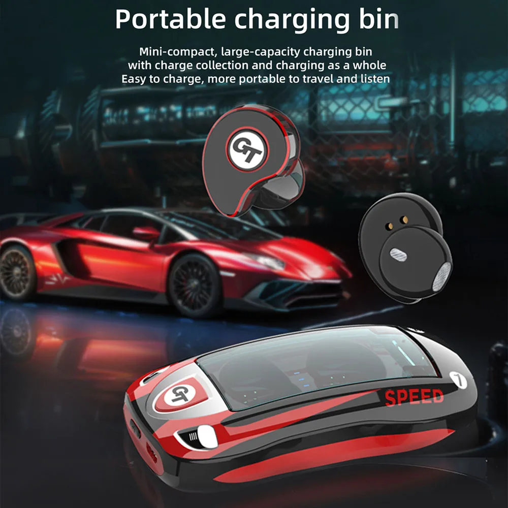 TWS T911, беспроводные наушники, мини, смарт, Bluetooth, 5,0, половина, наушники-вкладыши с микрофоном, палочки, Автоматическое Сопряжение, свободные руки, наушники