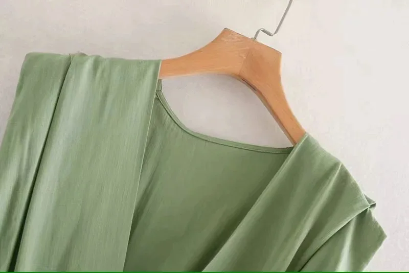 Женская элегантная однотонная блузка с глубоким v-образным вырезом без рукавов, плиссированные пояса, женские стильные рубашки, летние шикарные топы