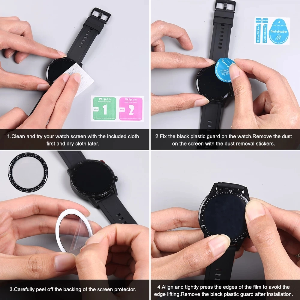 9H Fibre Soft Glass Protective Film For Huawie Watch GT 2 GT 2E 2 Pro Honor Watch Magic Fit ES