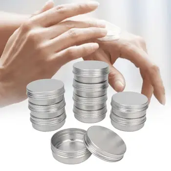 

Makeup Jars 60g Poratable Aluminum Cosmetic Box Cream Makeup Hair Wax Empty Dispenser Box Refillable Perfume Bottle