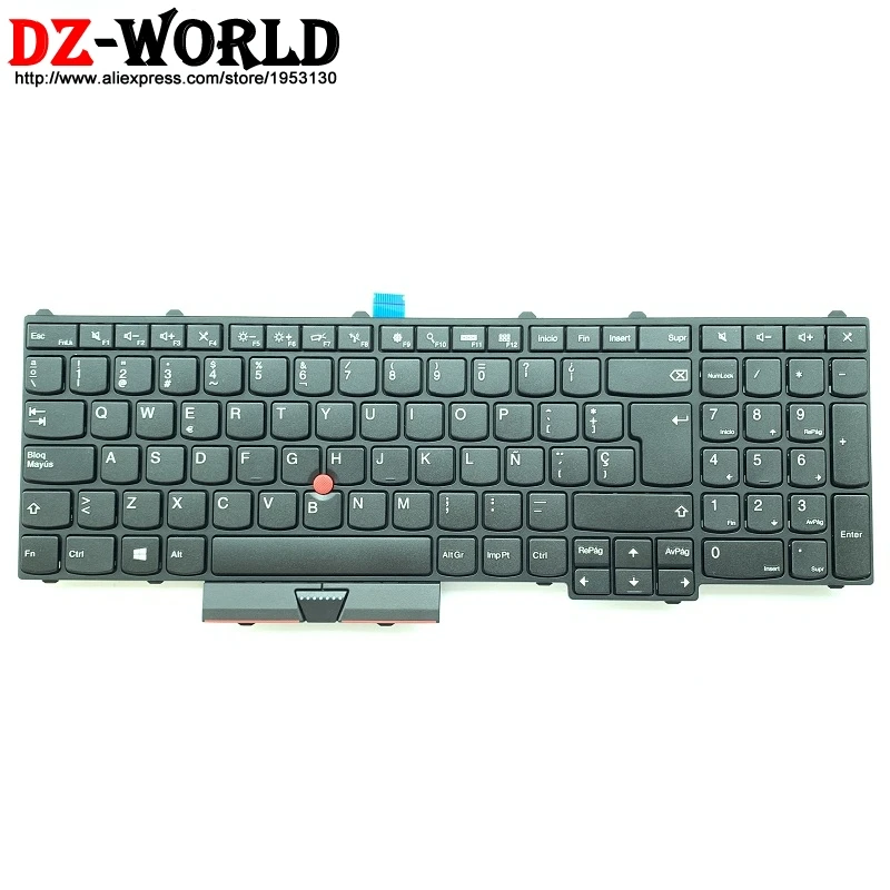 Teclado do Portátil para Lenovo Nova Originais Teclado Espanhol Thinkpad P50 P70 00pa339 Sn20h35166 00pa257 Las es