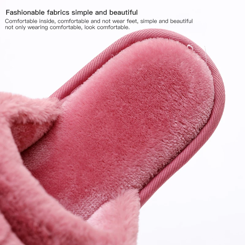 FZNYL Winter Fur Slides 2019 New Cute Ladies Indoor Room Home Slippers Keep Warm Comfortable Female Women Shoes Zapatos De Mujer