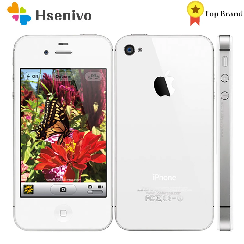 Apple Iphone 4s Bekas 95 Baru Iphone 4s Ios Dual Core 8mp Wifi Wcdma Ponsel Layar Sentuh Iphone4s Original Cell Phonesdual Core Aliexpress