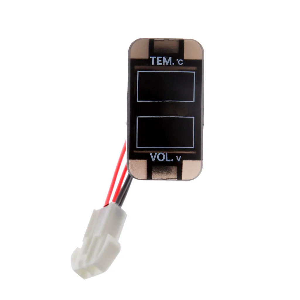 LED Battery Voltmeter Monitor Thermometer For Toyota Prado 150 Landcruiser 200 4Runner
