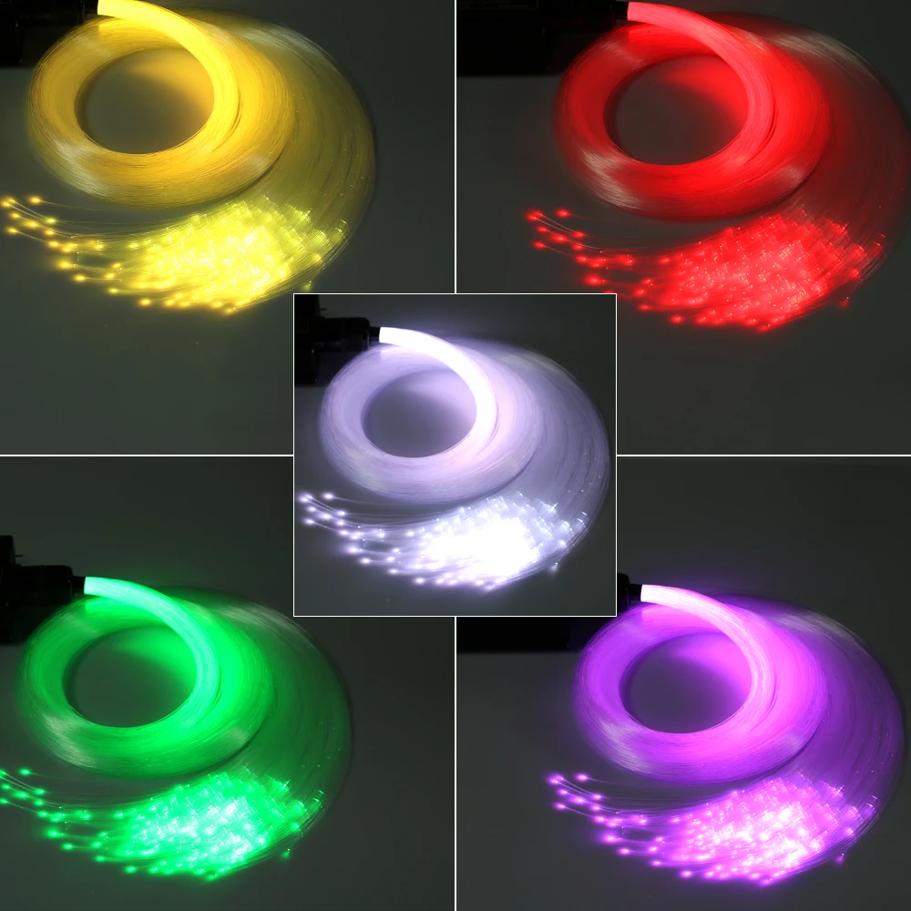 16 Вт RGB светодиодный волоконно-оптический светильник драйвер двигателя с сенсорным РЧ-пультом дистанционного управления для всех видов волоконно-оптических s strar потолочные комплекты
