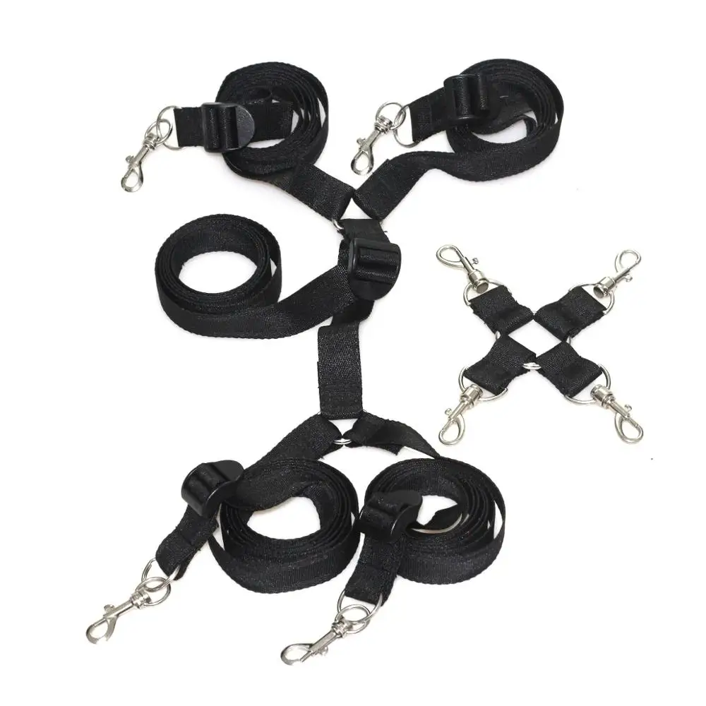 Under the Bed Mattress Restraint System BDSM Bondage Handcuffs Ankle Cuffs Adult Sex Toys For Women