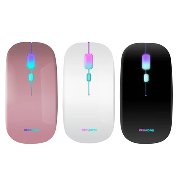 

Mute Wireless Mouse Bluetooth Rechargeable Ultra Silent Wireless Mouse For Macbook For Huawei Matebook Laptop For Home Office