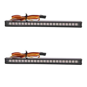 

1/10 RC Car 22 Colorful LED Light Bar for Trx-4 Trx4 Axial SCX10 90046 D90 RC Rock Crawler Truck Body Shell Roof Lights