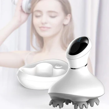 

3D Wireless Waterproof Electric Head Massage Scalp Promote Hair Growth Prevent Hair Loss Body Deep Tissue Kneading Vibrating
