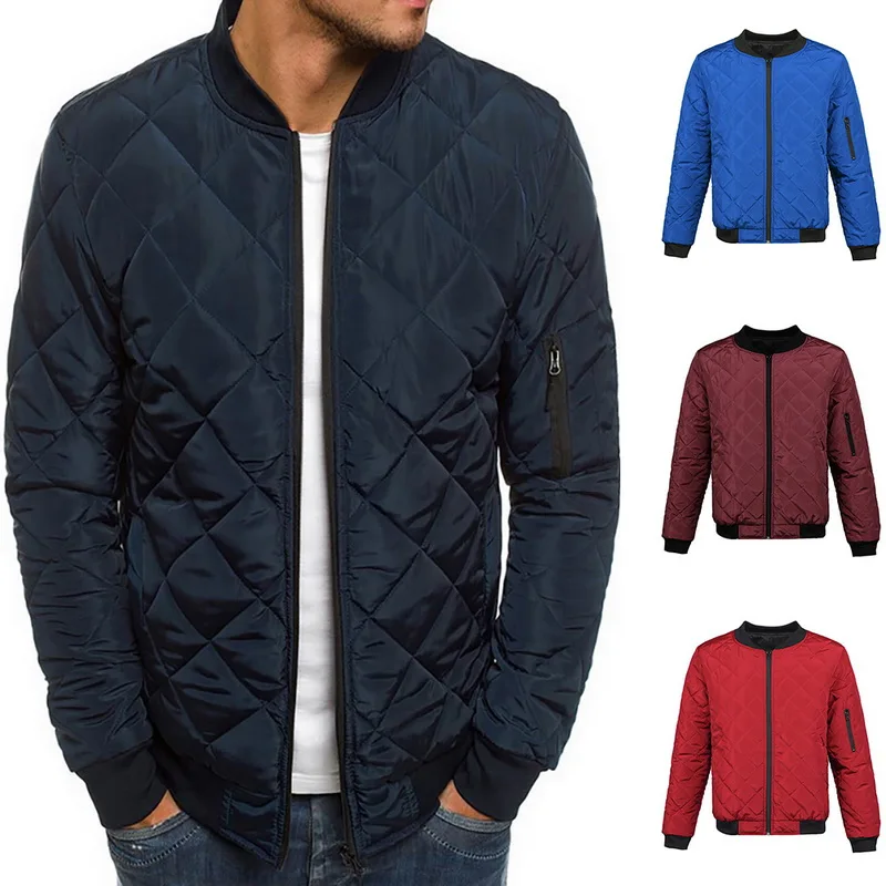 

Autumn Winter Down Jacket Men Casual Stand Collar Ultra Light Parka Coat Portable Outwear Windproof White Duck Down Jacket 2XL