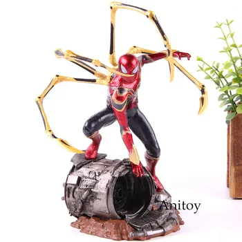 

Marvel 1/10 Scale Spiderman Action Figure Spiderman Artfx Iron Avengers Infinity War Spider-Man Figure Collectible Model Toy