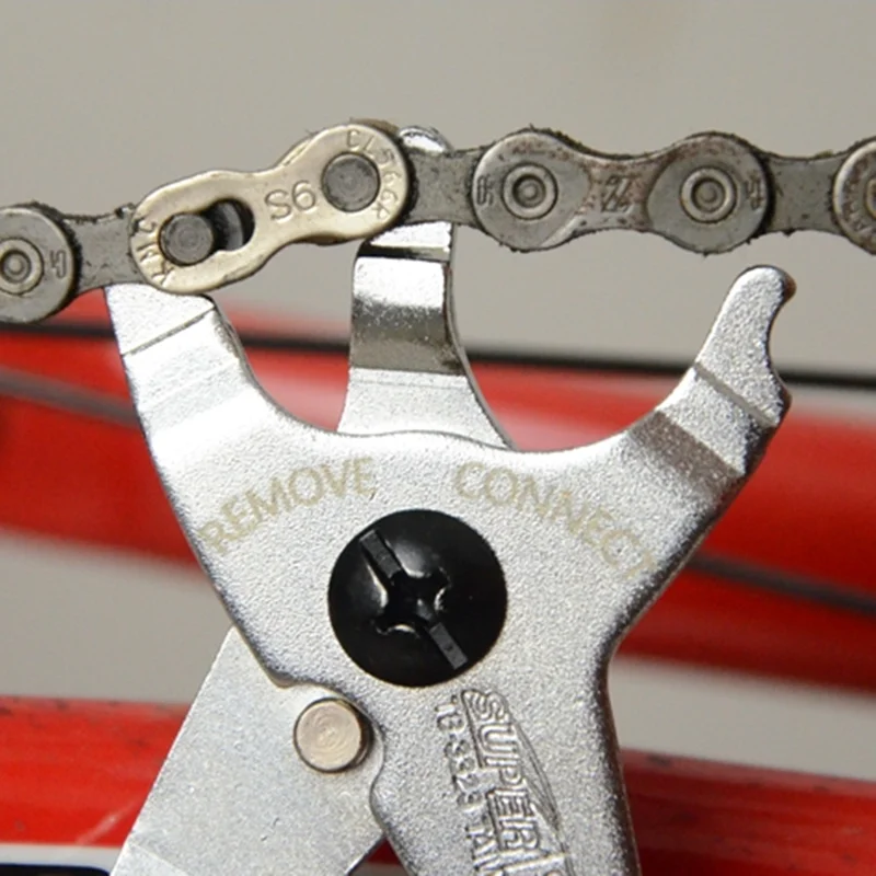SUPER B bike chain magic button clamp remover and connect tools chain repair tools Bicycle multi-tool 2 in 1 Master link pliers