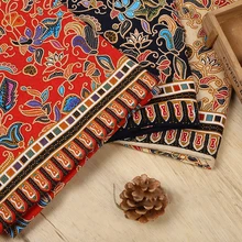 INS горячий богемный хлопковый текстиль с принтом ткани женские сумки украшения для дома рукодельные DIY Telas Лоскутная Ткань Материал