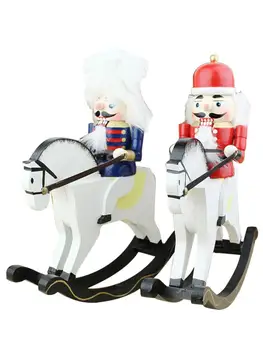

Nutcracker Puppet Hand-painted Wooden Nutcracker Soldier Decoration