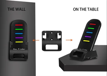 

Anti-lost Wireless Key Finder Locator Remote Control Tracker Alarm Keychain Locator Wallet Tracker Transmitter 5 Receivers