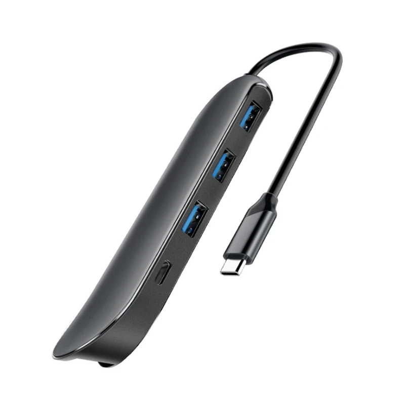 

8 in 1 Usb Type C Hub Hdmi 4K Usb C Hub To Gigabit Ethernet Rj45 Lan Adapter for Pro Thunderbolt 3 Usb-C Charger Port Si
