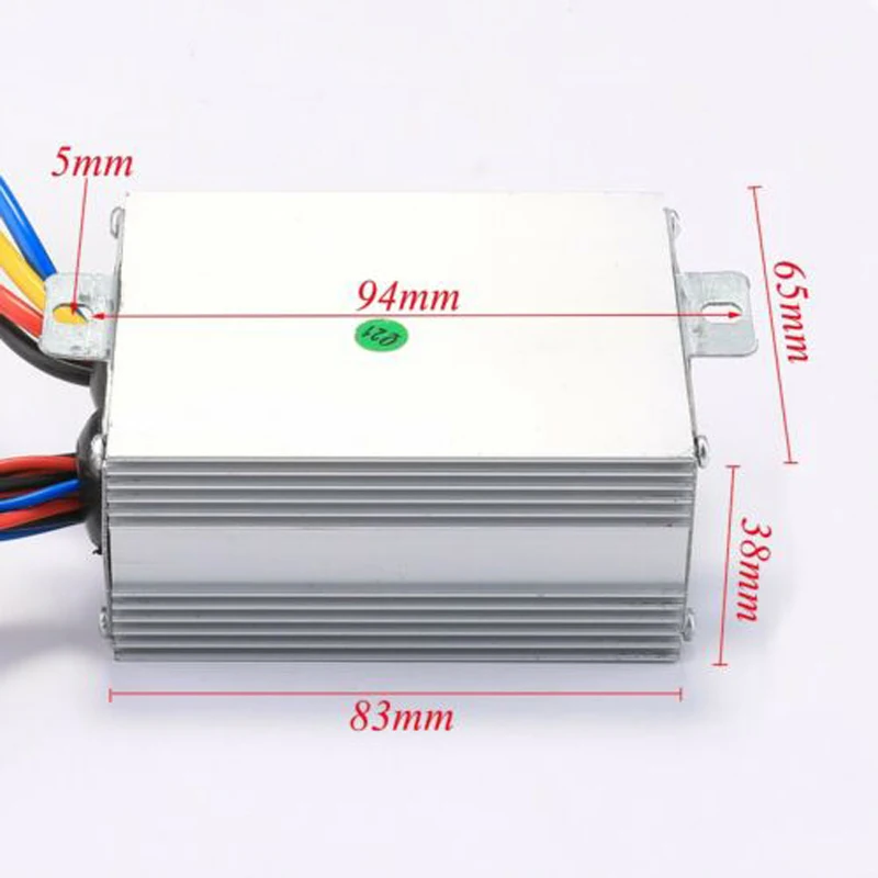 Скорость контроллер 36V 350W дроссельные Захваты ключ зажигания Байк, способный преодолевать Броды самокат щетки Скорость контроллер