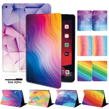 

Flip Lightweight Case For Ipad 8 2020 8th Generation PU Leather Protective Shell Shockproof Tablet Case+Pen