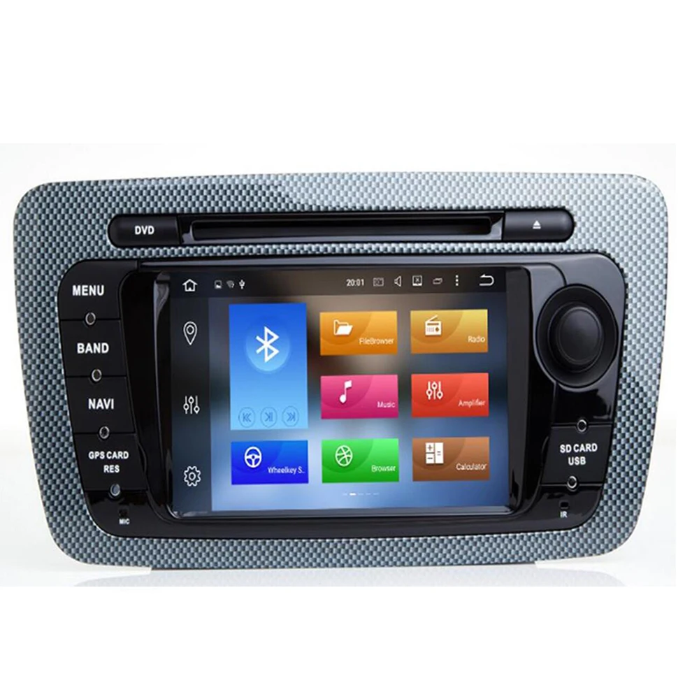 2Din Android 9,0 8core 4+ 64G Автомобильный DVD мультимедийный плеер для Seat Ibiza 2009- gps навигация OBD2 RDS raido аудио видео плеер
