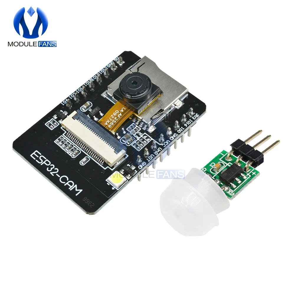 ESP32-CAM Мини ИК пироэлектрический инфракрасный PIR датчик движения человека фотосъемка Micro SD карта 2.0MP AM312 Беспроводной Wi-Fi и bluetooth-адаптер