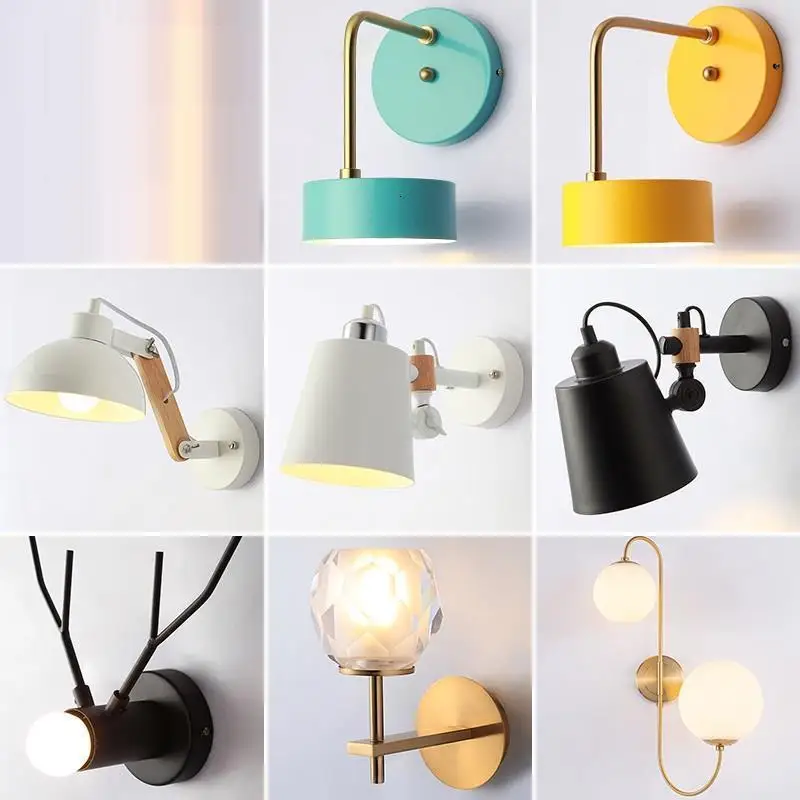 Cama Lampe туалетный столик Badkamer Verlichting Lampara Wandlampe для дома Wandlamp аппликация Murale светильник Настенный светильник для спальни светильник