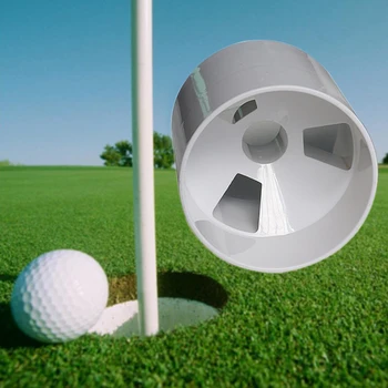 

Accessory Professional Golf Green Hole Cup Durable Backyard Training Aids Practical White Outdoor Plastic Putting Practice