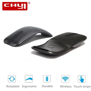 

Wireless Optical Computer Mouse Arc Touch Ergonomic Mause Rotatable 3D Mice PC Office USB Mouse For Laptop Microsoft Surface