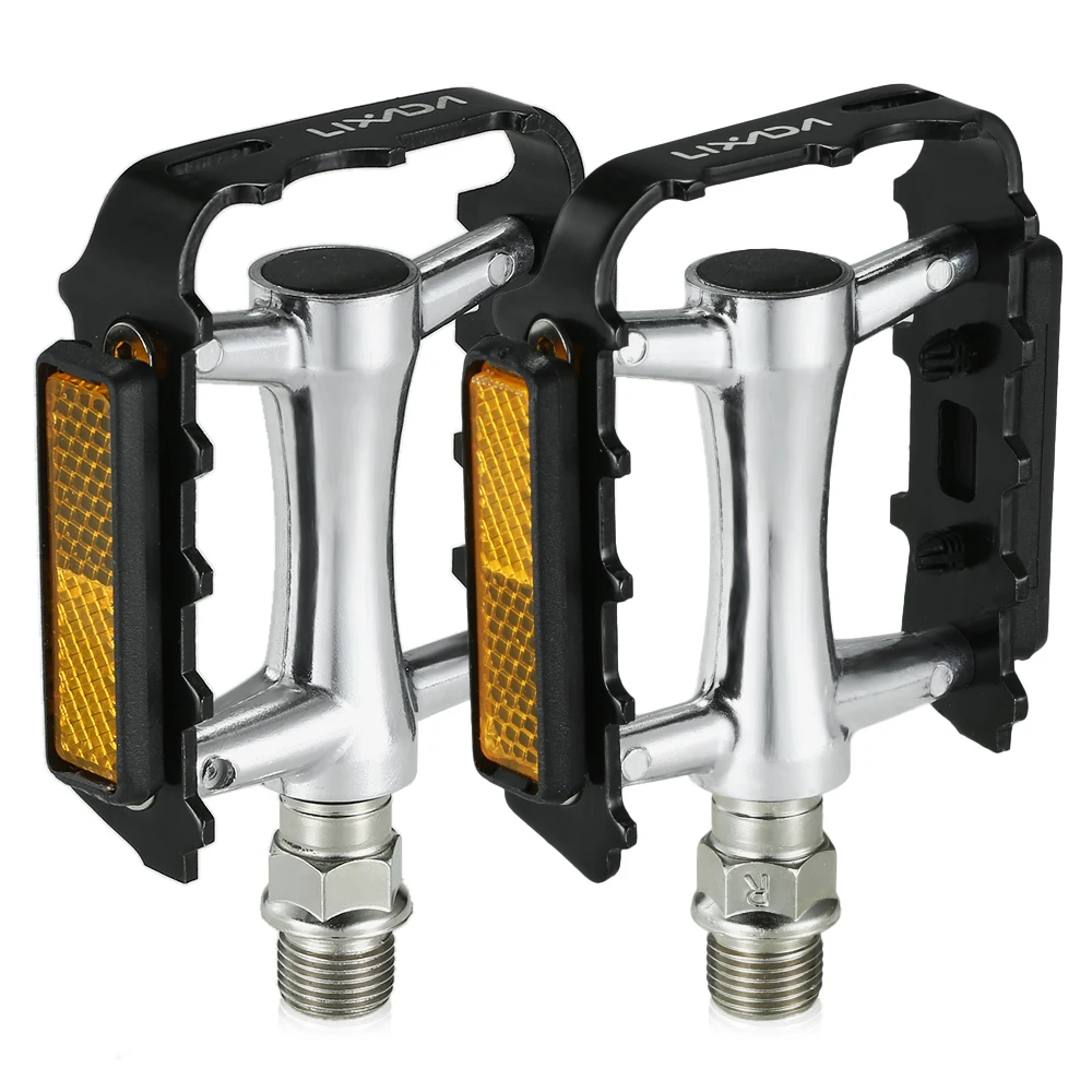 Lixada Anti-skid Bike Pedals Lightweight 9/16IN Bearing Road MTB Bicycle Aluminum alloy Steel Ball | Спорт и развлечения