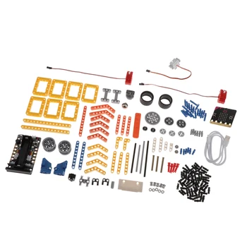 

1pc 5 In 1 STEM Robot Kits Advanced Building Blocks Toy w/ Micro:bit Board