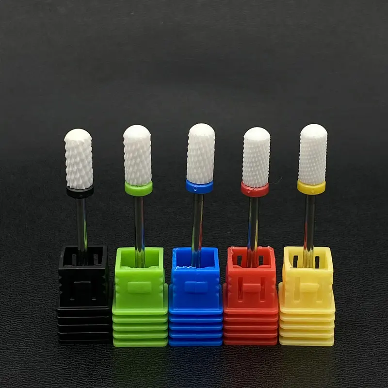 Ceramic Nail Drill Bit Electric Milling Cutter for Manicure Pedicure Remove Polish Dental Burs | Красота и здоровье