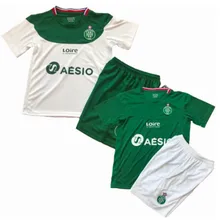 Детский комплект, коллекция года, белое детское футбольное Джерси, 19, 20, домашняя Детская Футбольная форма с изображением святого Этьена, Хазри кабеллы Берика