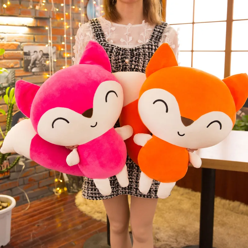 24 см kawaii кукла лиса плюшевая игрушка животных детская девочка мальчик игрушка плюшевая подушка лиса заполненная плюшевая кукла