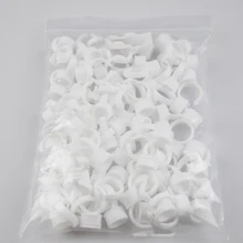 200 шт одноразовые Перманентный макияж кольцо татуировки чернила Брови Губы татуировки держатель пигментов кольца контейнер/чашка татуировки InkArt