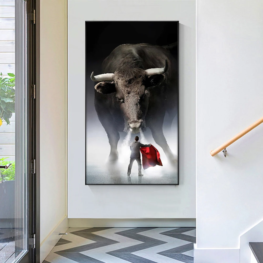 3d Diamond Embroidery Matador Bull Fight Picture 5d Diy Diamond Painting cross stitch full square drill Diamond Home Decoration
