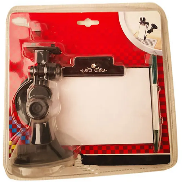 Car Dashboard Memo Pad NotePad Clipboard with Pen Holder and Suction