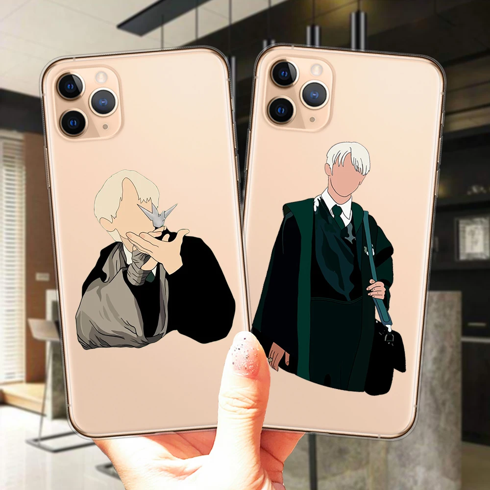 Draco Malfoy Забавный Мягкий ТПУ чехол для телефона iPhone 12 Mini 11 Pro XS Max X XR 6 6S 7 8 Plus 5S SE 2020 XSMax
