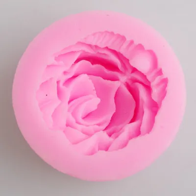 DIY пекарня 3D помадка в форме розы торт шоколадная глина силиконовая форма
