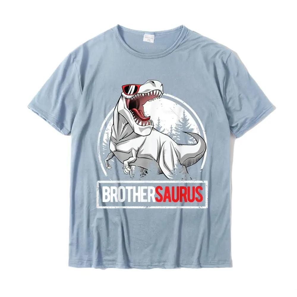 Comics Casual Round Neck T-shirts Summer/Fall T Shirt Short Sleeve for Men Fashion 100% Cotton Design T-Shirt Top Quality BrotherSaurus Shirt Boys Rex Birthday Party Dinosaur Brother T-Shirt__MZ17740 light