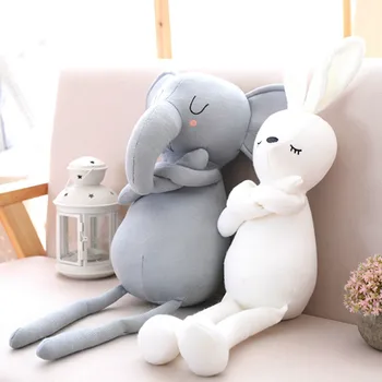 

Cute Creative Soothing Sleeping Doll Plush Toy Stuffed Animal Plush Long Legs Rabbit Doll Baby Plush Toy Children's Day Gift