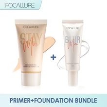 FOCALLURE 2 шт. набор для макияжа порово-размытая грунтовка и матовая основа для основы Косметическая легкая матовая отделка для лица FOCALLURE 2 шт. набор для макияжа порово-размытая грунтовка и матовая основа для основы Косметическая легкая матовая отделка для лица