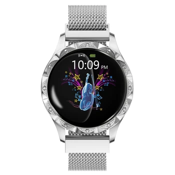 

Smart Wristband,Waterproof Ip67 Stainless Steel Mesh Milanese Sport Metal Wristband Loop Accessories for Women