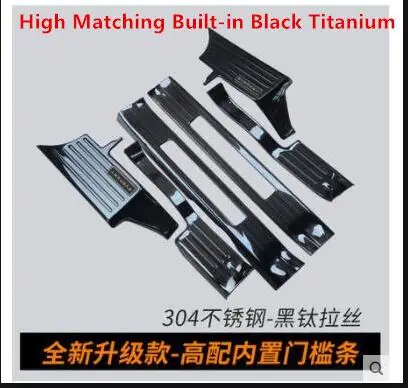 Suitable for 15-19 for ford Everest door welcome pedal special stainless steel door sill decorative accessories - Цвет: A
